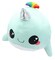 Glitter Galaxy 12-Inch Rainbow Spout Blue Narwhal Collectible Plush